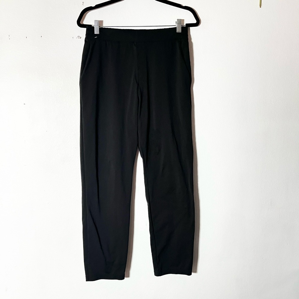 Uniqlo AIRism Joggers Mens Medium Black Tapered Active Pants